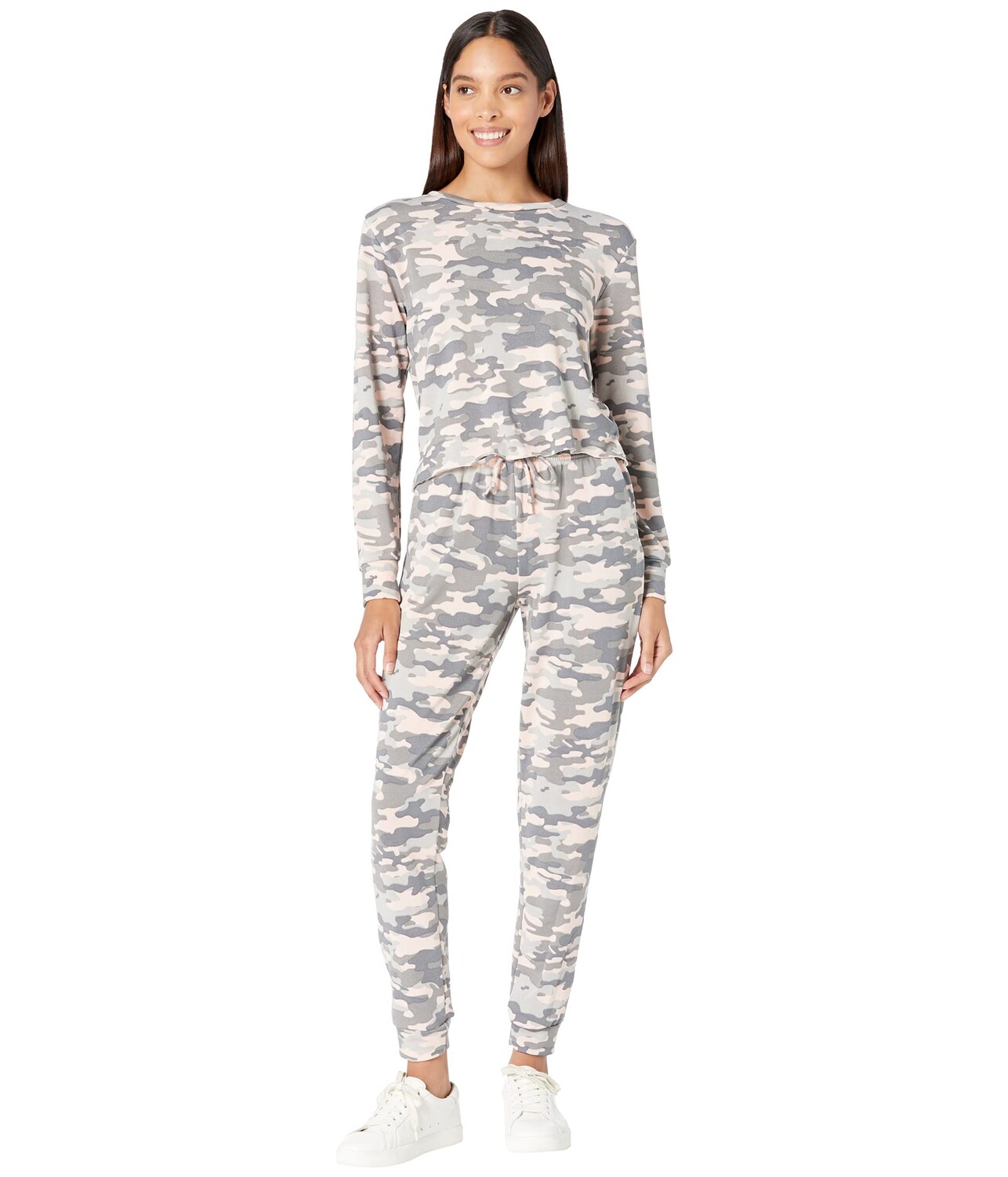 

Брюки YMI, Two-Piece Pullover & Pants Fleece Set, Серый, Брюки YMI, Two-Piece Pullover & Pants Fleece Set