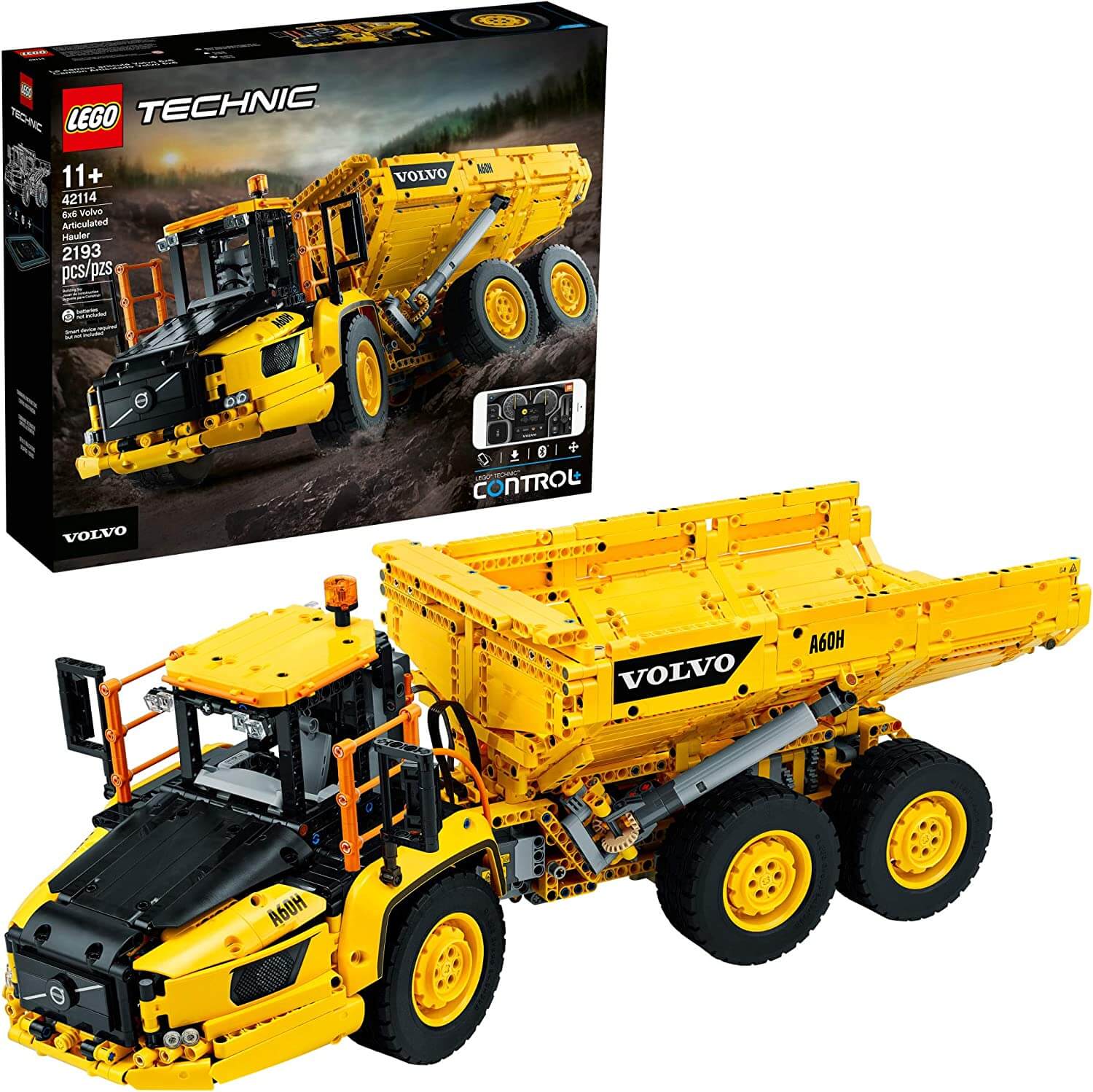 Конструктор Самосвал Volvo 6х6 42114 LEGO Technic lego technic мотоцикл 42132