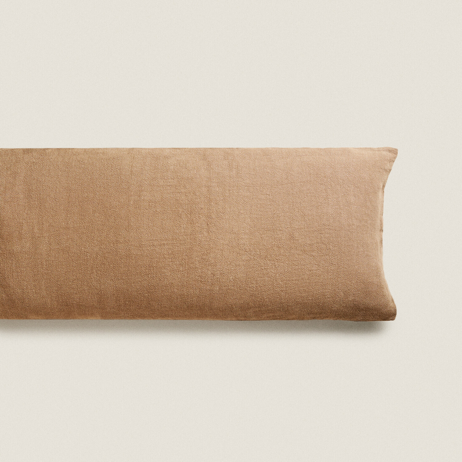

Чехол для подушки Zara Home Washed Linen, светло-коричневый