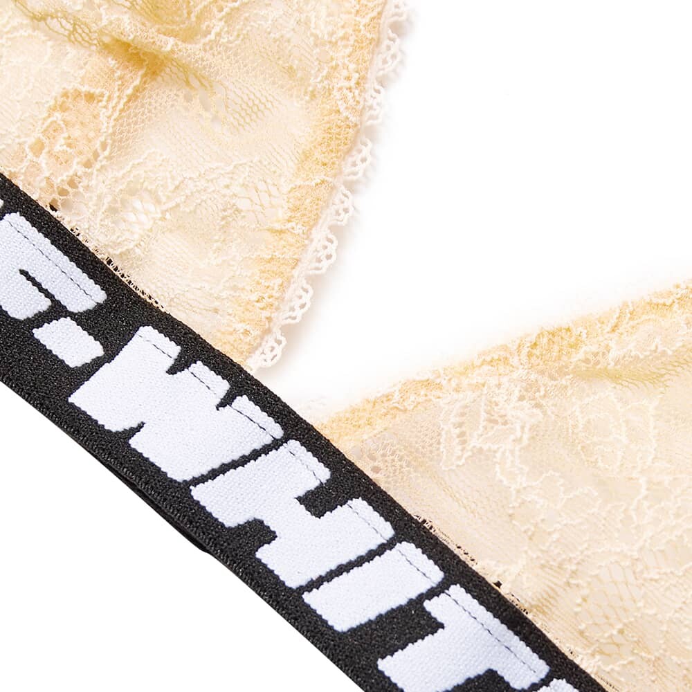 

Кружевной бюстгальтер с логотипом Off-White