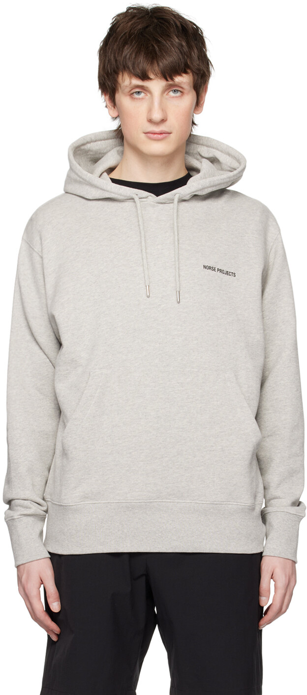 

Худи серого цвета с логотипом Arne Norse Projects, Серый