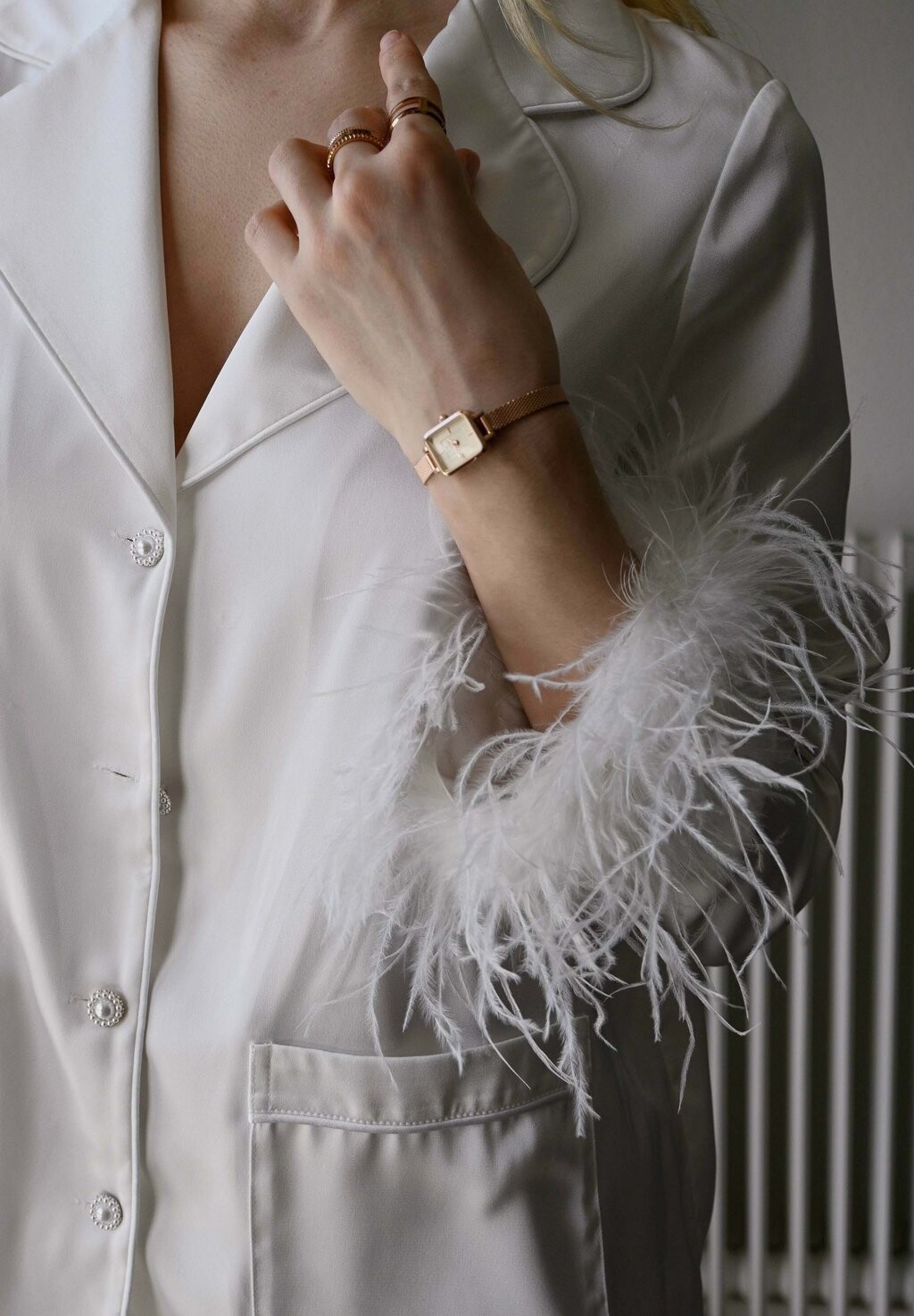 

Часы Quadro Mini Champagne Daniel Wellington, золотой