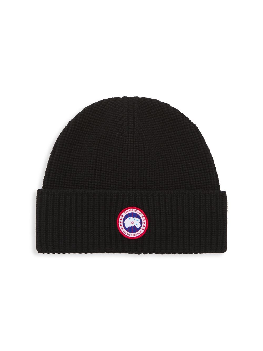 

Шерстяная шапка Arctic с нашивкой-логотипом Canada Goose, черный