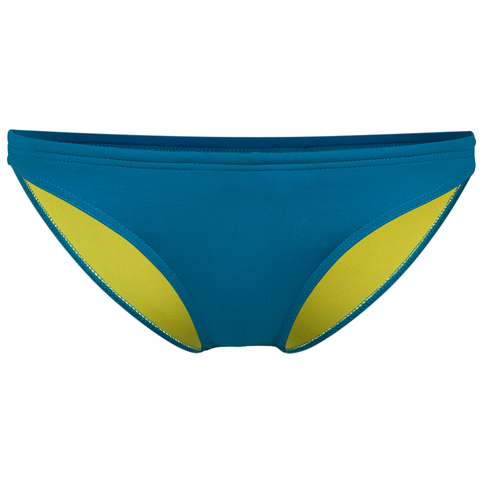 Низ бикини Arena Women's Real Brief R, цвет Blue Cosmo/Yellow Star