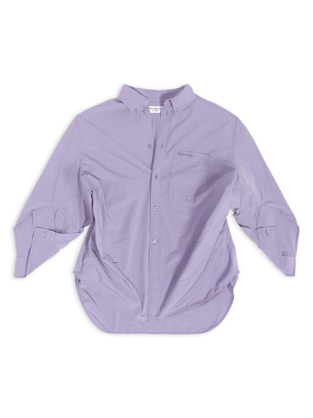 

Рубашка BB Corp Swing Twisted Balenciaga, сиреневый
