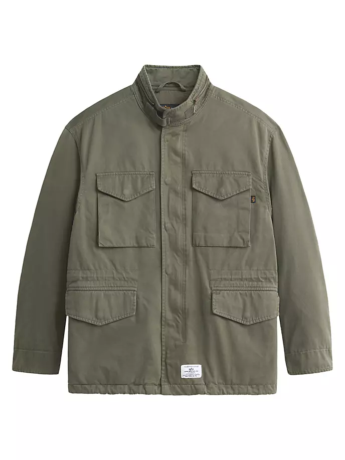 

М-65 Хлопковое полевое пальто Alpha Industries, зеленый