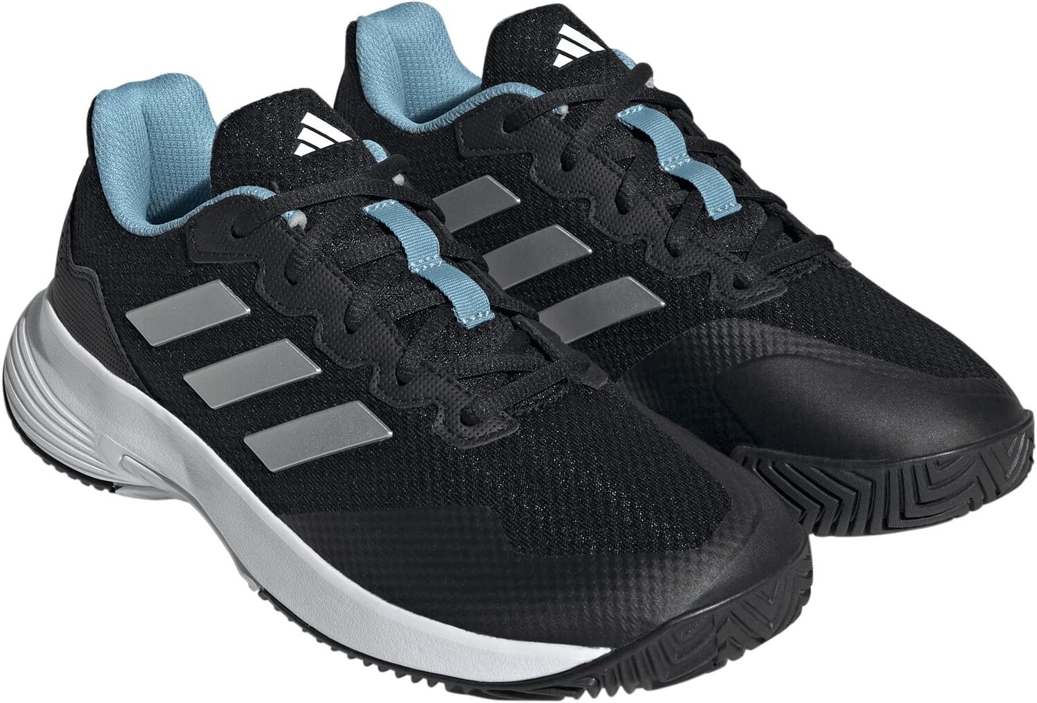 

Кроссовки GameCourt 2 W adidas, цвет Black/Silver Metallic