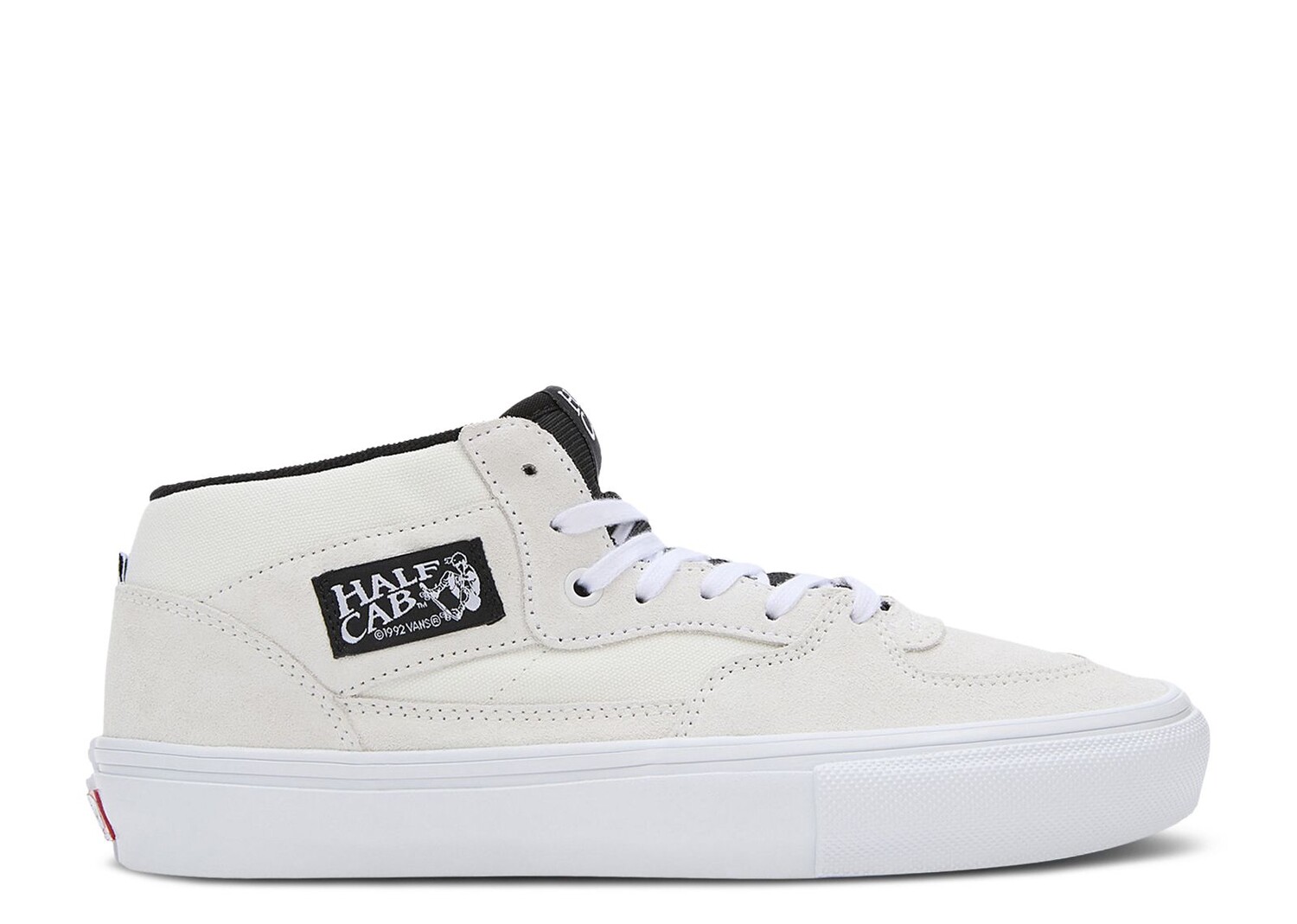 

Кроссовки Vans Skate Half Cab 'White Black', белый