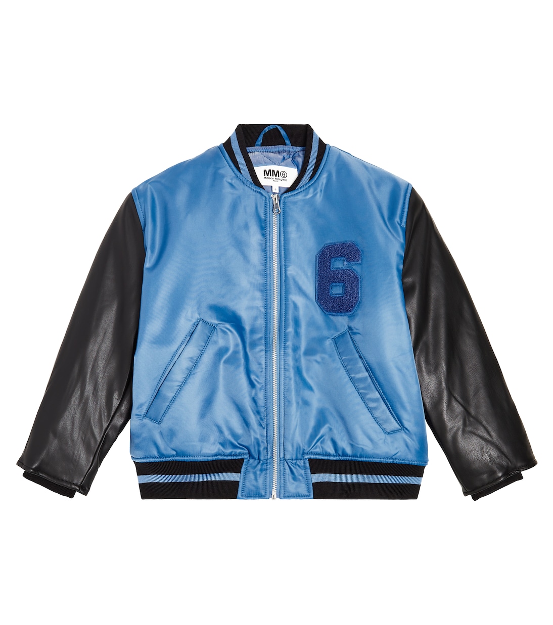 Университетская куртка с аппликацией Mm6 Maison Margiela Kids, синий кроссовки salomon acs pro advanced mm6 maison margiela синий