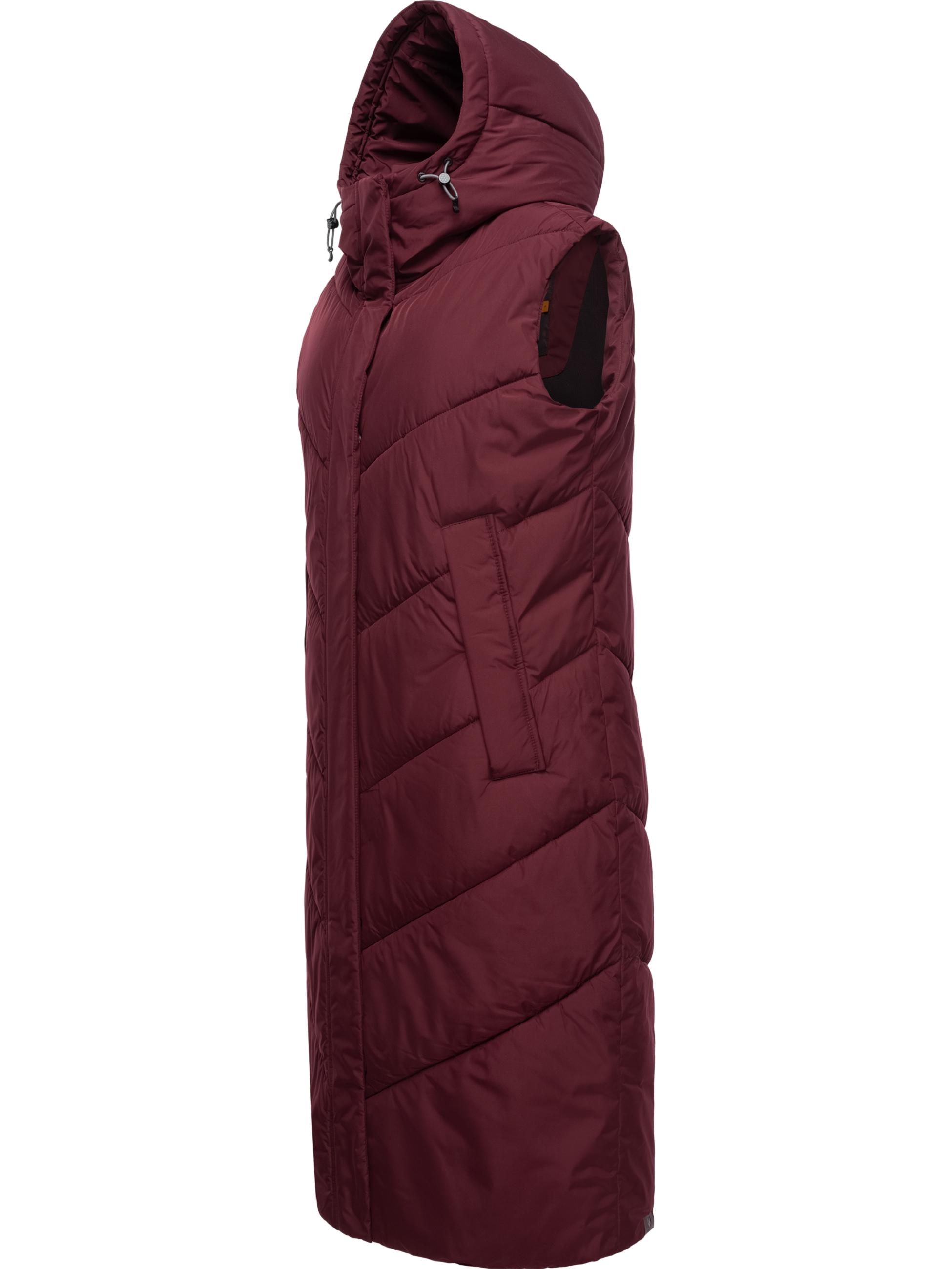 цена Утепленный жилет ragwear Suminka Vest, цвет Wine Red
