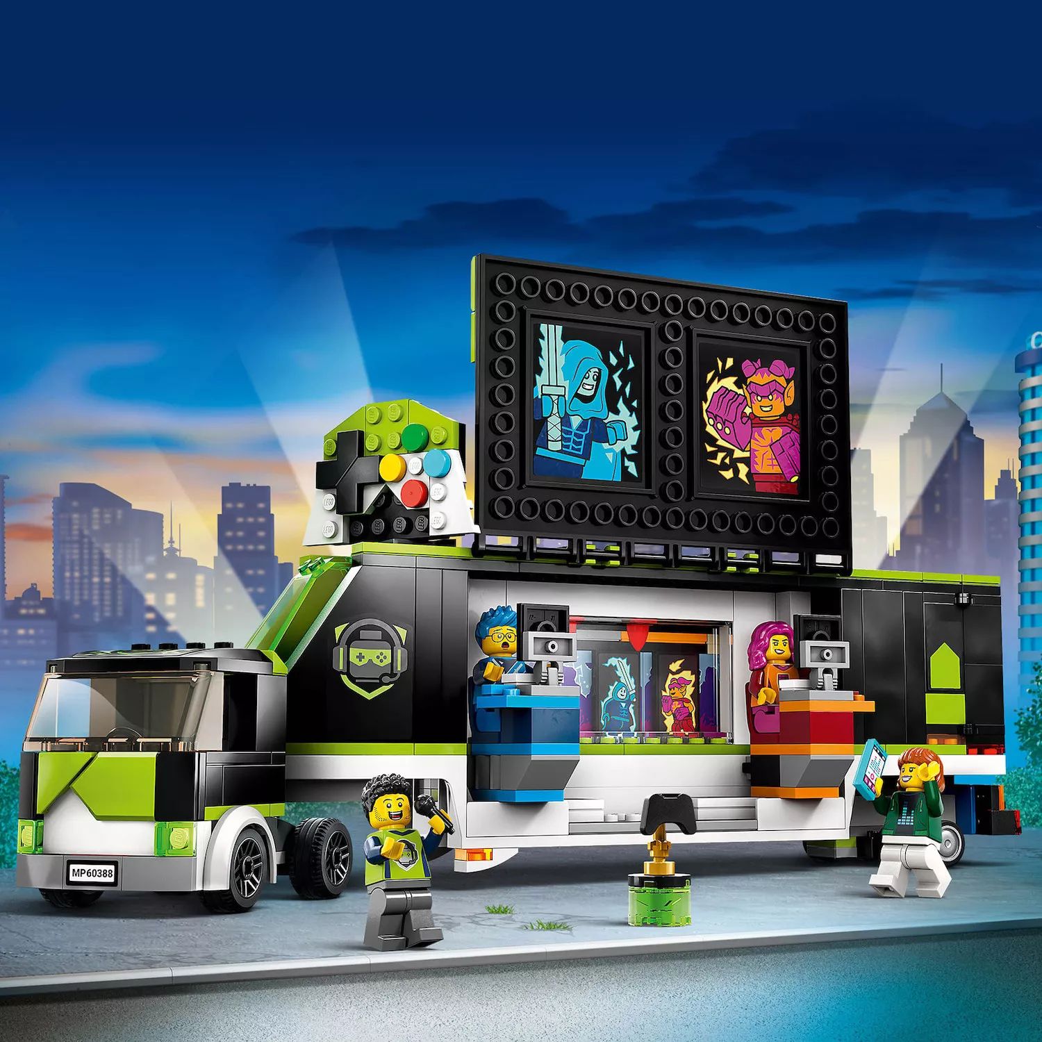 LEGO City Gaming Tournament Truck (60388) Набор строительных игрушек LEGO lego city грузовик для переработки отходов 60386 набор строительных игрушек lego