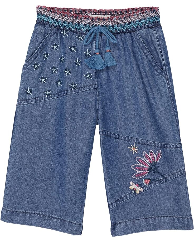 

Джинсы PEEK Patchwork Embroidered Pants, индиго