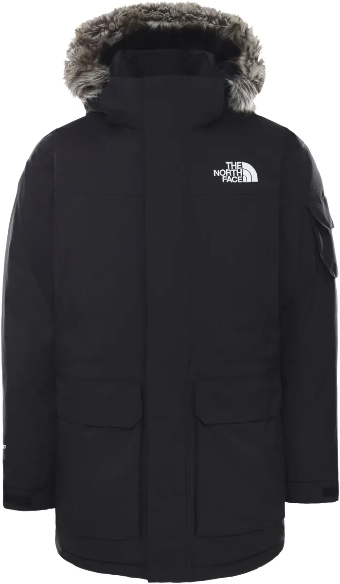 

Парка North Face "RECYCLED MCMURDO" с капюшоном, дышащая, водонепроницаемая и простая в уходе The North Face, черный