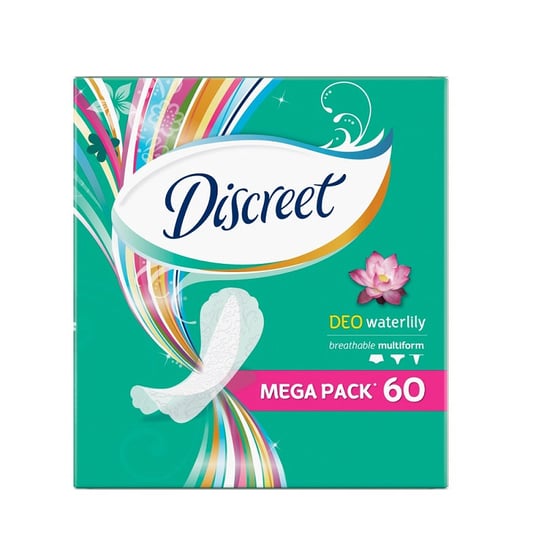 Гигиенические прокладки Discreet Кувшинка 60 шт., Procter & Gamble