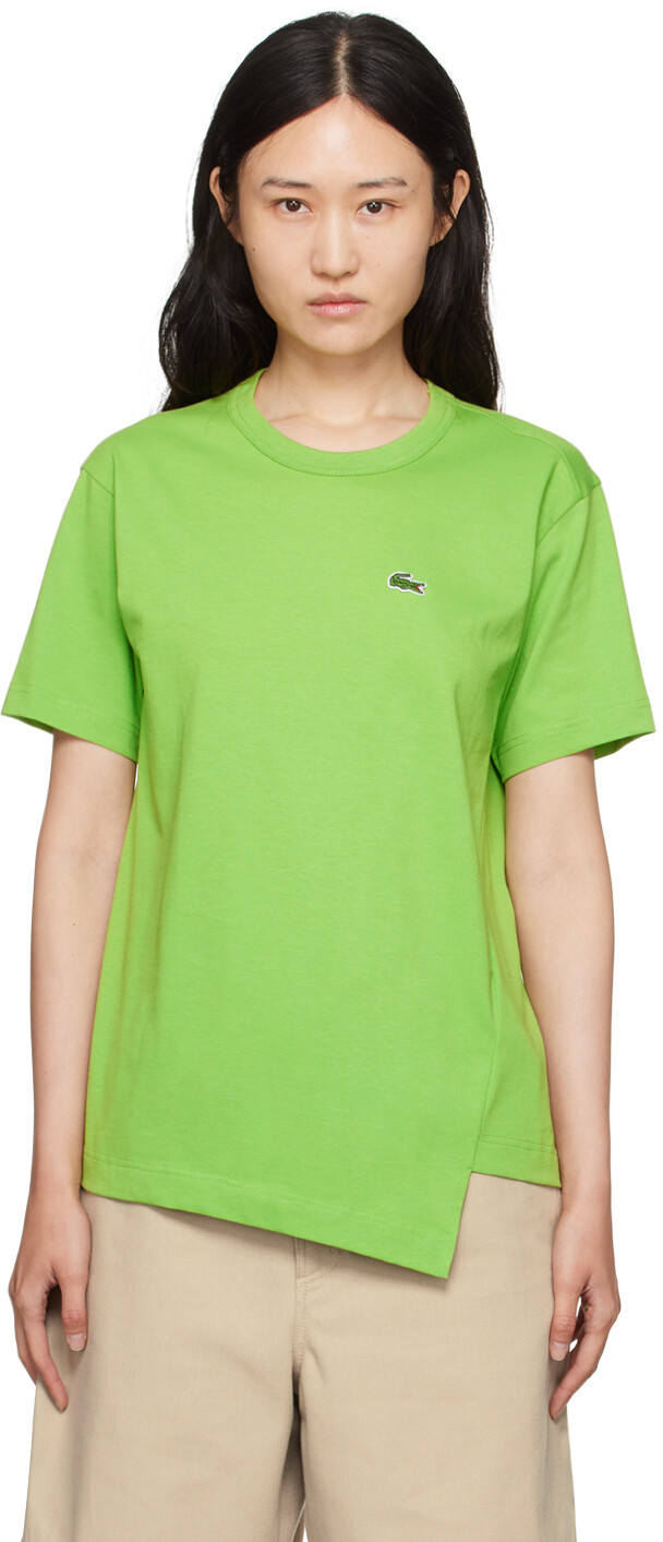 

Зеленая футболка Lacoste Edition Comme des Garçons, Зеленый