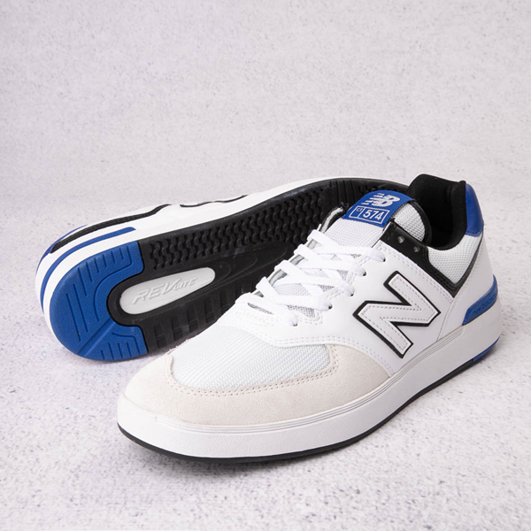 Мужские кроссовки New Balance 574 Court, белый/синий