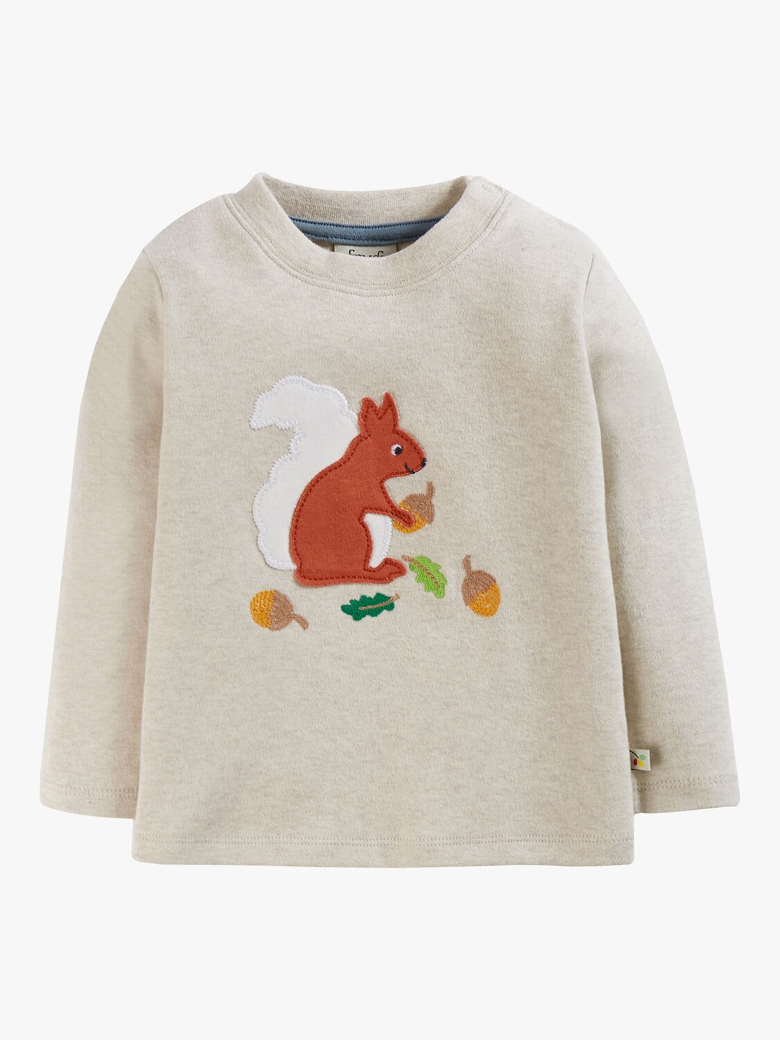 

Топ Baby Adventure с аппликацией Frugi, овсянка/лесной