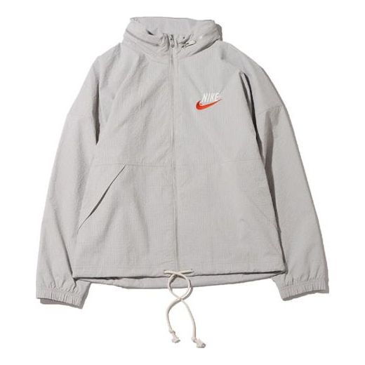 Куртка Men's Nike Sportswear Alphabet Logo Woven Jacket Light Mineral Gray, мультиколор