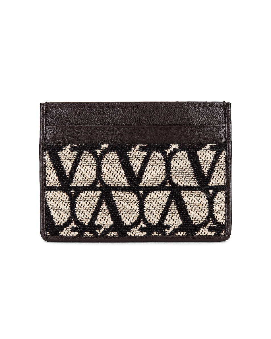 

Держатель карты Valentino Garavani, цвет Natural, Nero, & Fondant