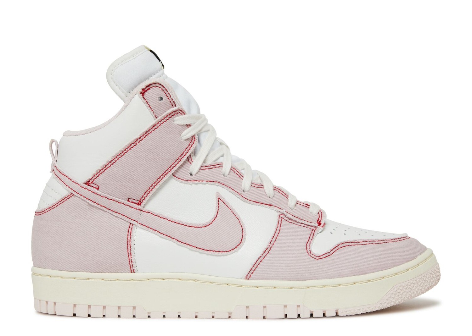 красные камуфляжные кроссовки nike dunk high 1985 acid wash Кроссовки Nike Dunk High 1985 'Barely Rose', розовый