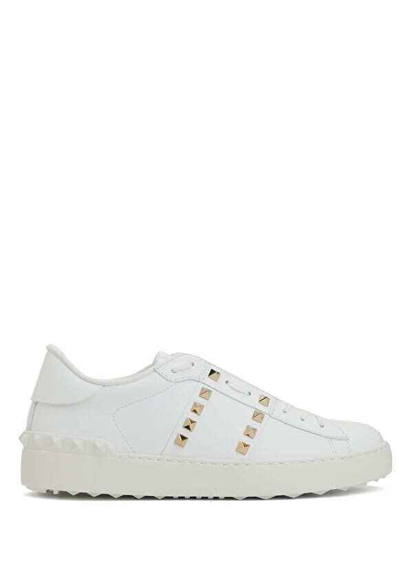 

Женские кожаные кроссовки Rockstud Valentino Garavani, белый