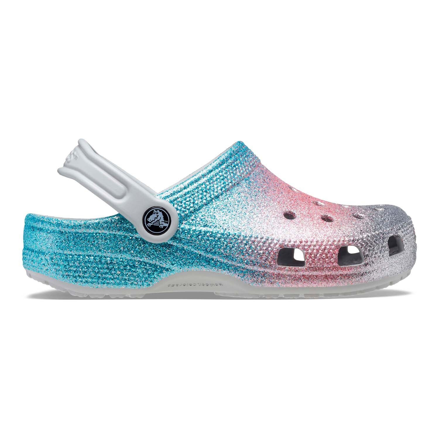 

Классические блестящие сабо Crocs для девочек Crocs