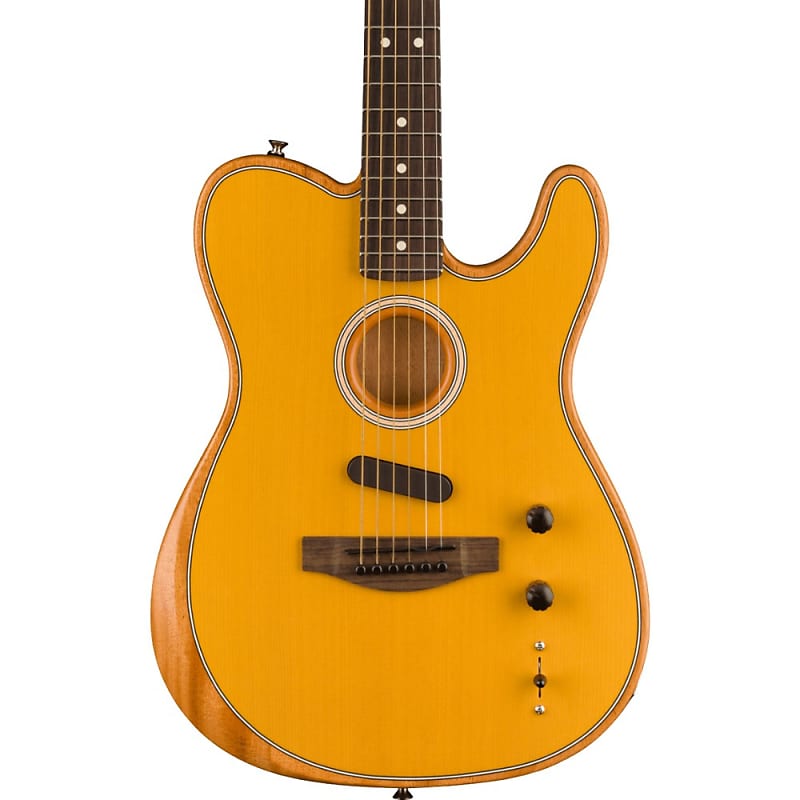 Акустическая гитара Fender Acoustasonic Player Telecaster Guitar - Butterscotch Blonde