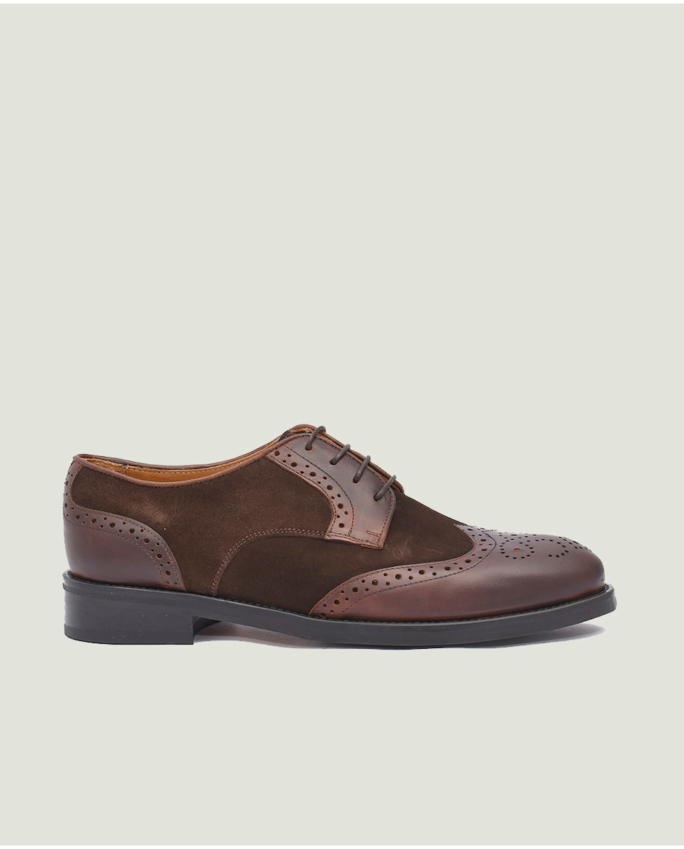 цена Мужские туфли на шнуровке из коричневой кожи Mr. Mac Shoes, коричневый