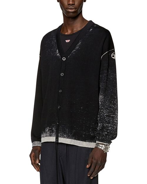 

Кардиган с эффектом брызг Larence Diesel, цвет Black