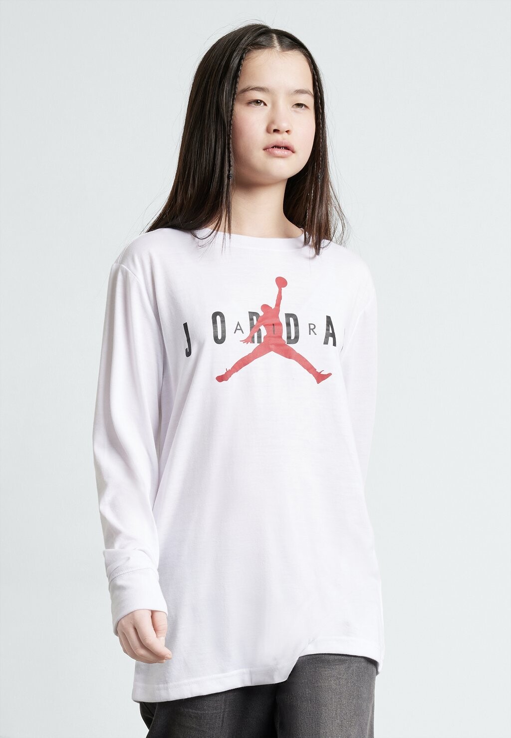 Футболка с длинным рукавом Sustainable Tee Unisex Jordan, белый футболка с длинным рукавом out for delivery tee unisex henrik vibskov черный