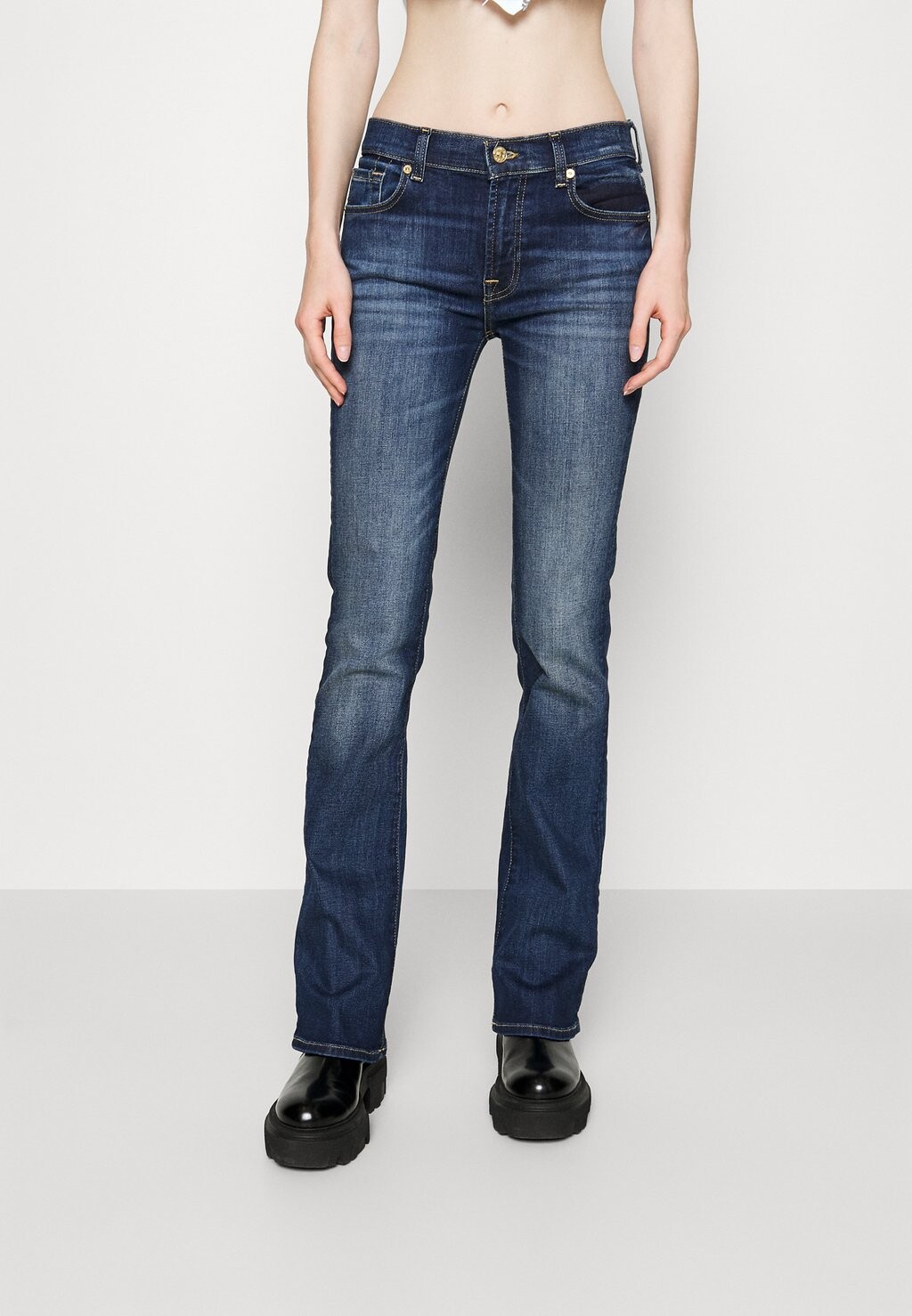 

Джинсы Bootcut 7 for all mankind, темно-синий