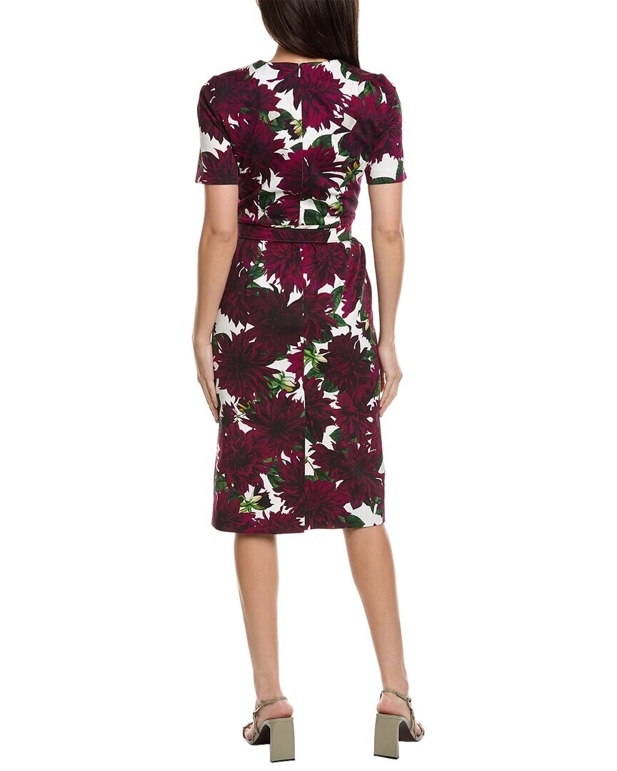 

Платье-карандаш из твила Oscar de la Renta Dahlia, красный