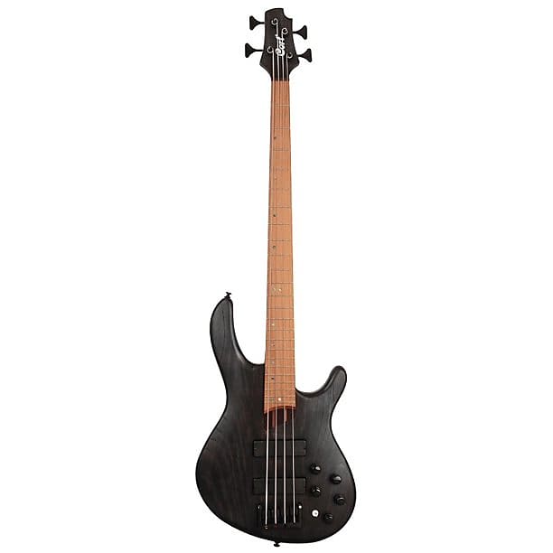 цена Басс гитара Cort B4PLUSASRMOPTB Artist Series B4 Plus AS RM Double Cutaway 4-String Electric Bass Guitar