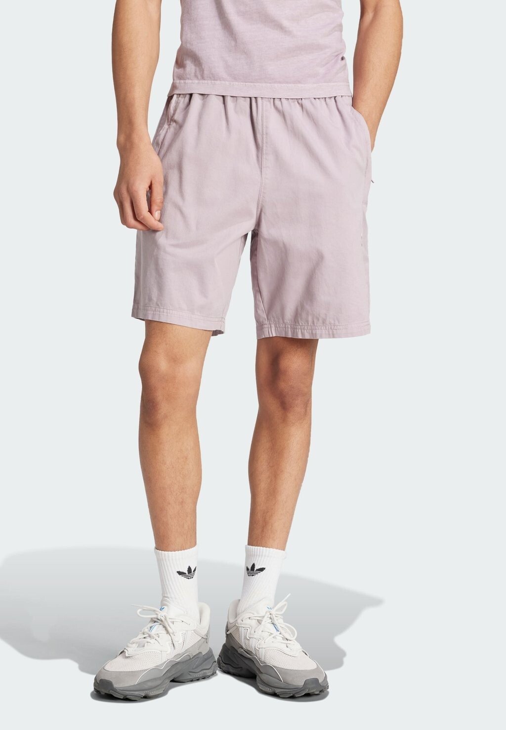 

Шорты TREFOIL ESSENTIALS DYE adidas Originals, цвет preloved fig