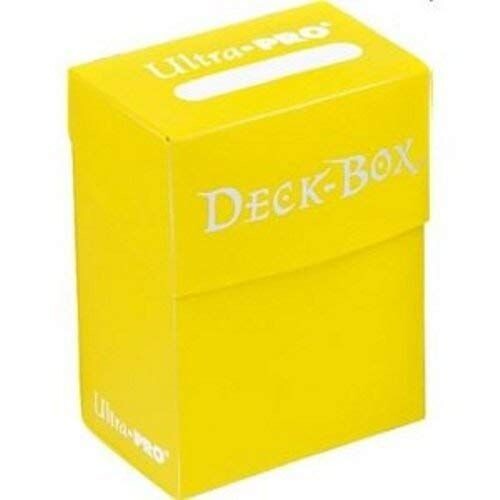 

Коробка для карточек Bright Yellow Deck Box Ultra Pro