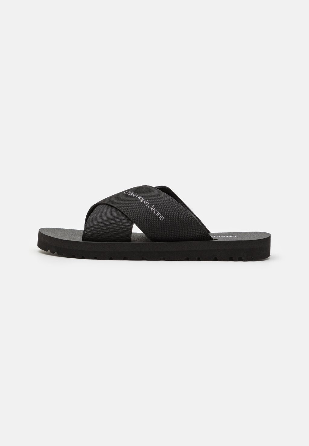 

Туфли-лодочки на плоской подошве CROSS SANDAL SLIPON Calvin Klein Jeans, цвет triple black