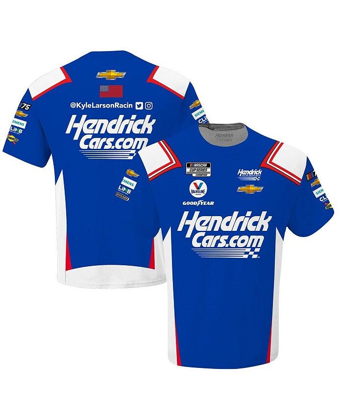

Мужская синяя футболка Kyle Larson HendrickCars.com в сублимированной форме команды Hendrick Motorsports Team Collection, синий
