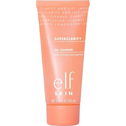 

Очищающее средство elf SuperClarify Легкое, нежное, эффективное, успокаивающее, удаляет макияж и загрязнения, предотвращает закупорку пор, укрепляет, насыщено лавандой, 3,4 жидких унции E.L.F.