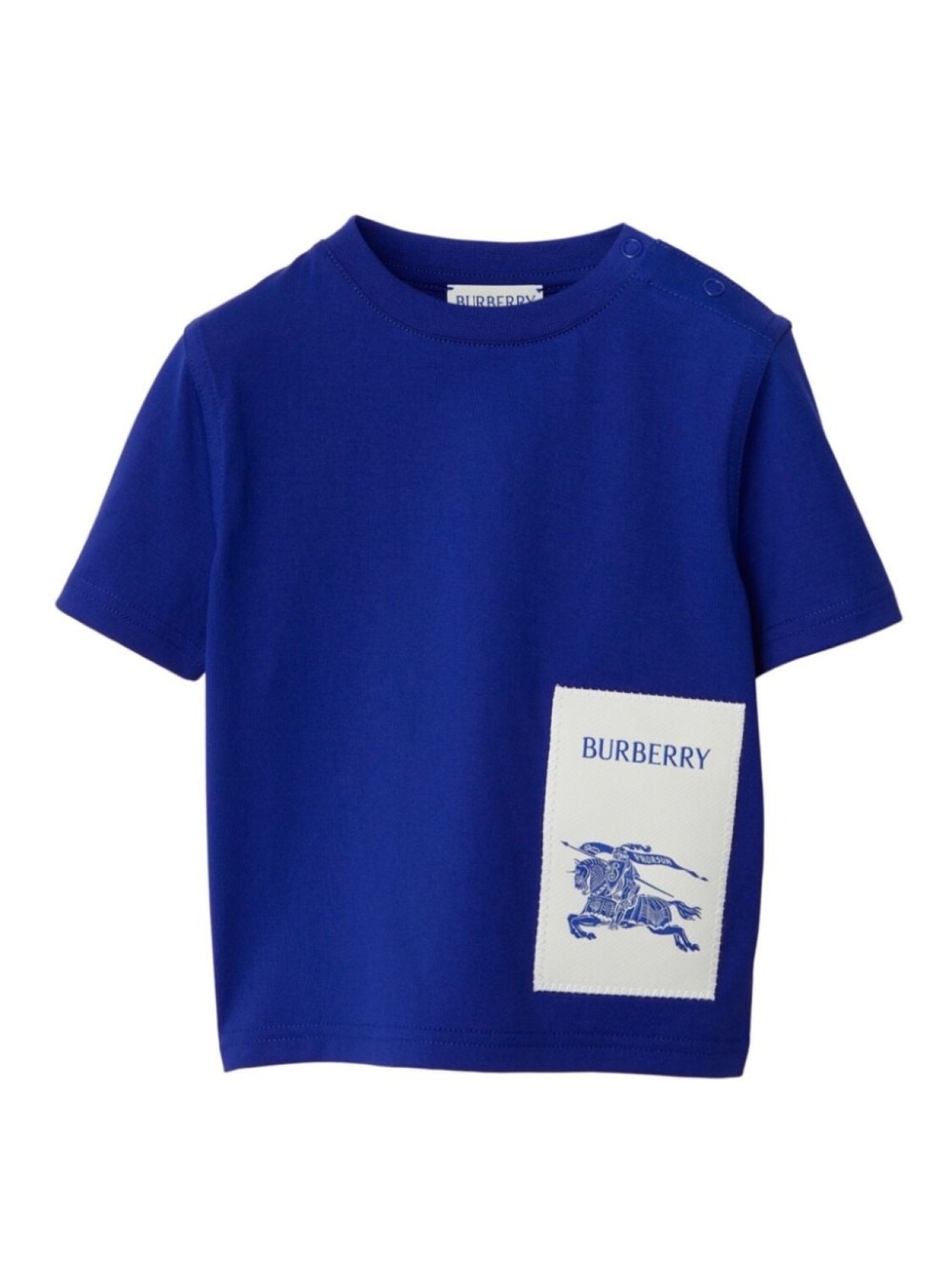 

Burberry Kids футболка с нашивкой-логотипом EKD, синий