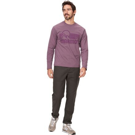 

Футболка Coastal с длинными рукавами мужская Marmot, цвет Hazy Purple
