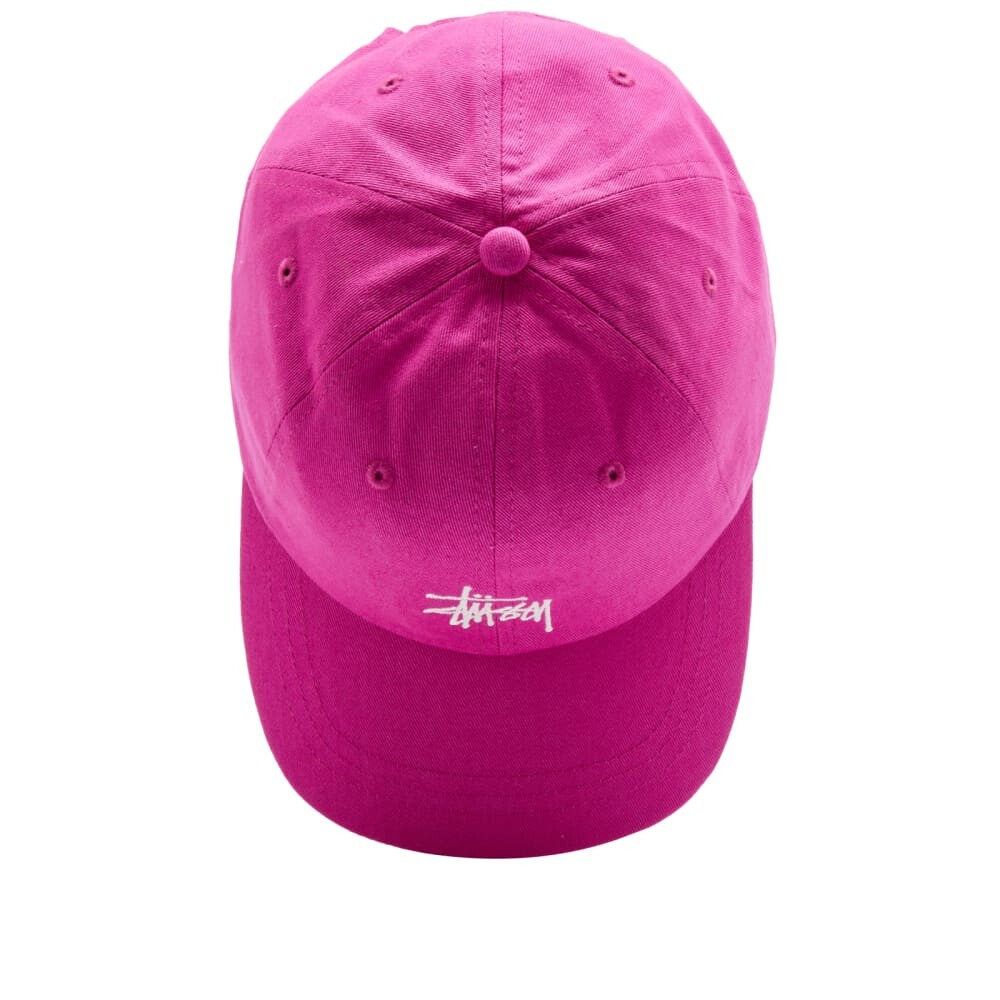 

Кепка Stussy Basic Stock Low Pro, пурпурный