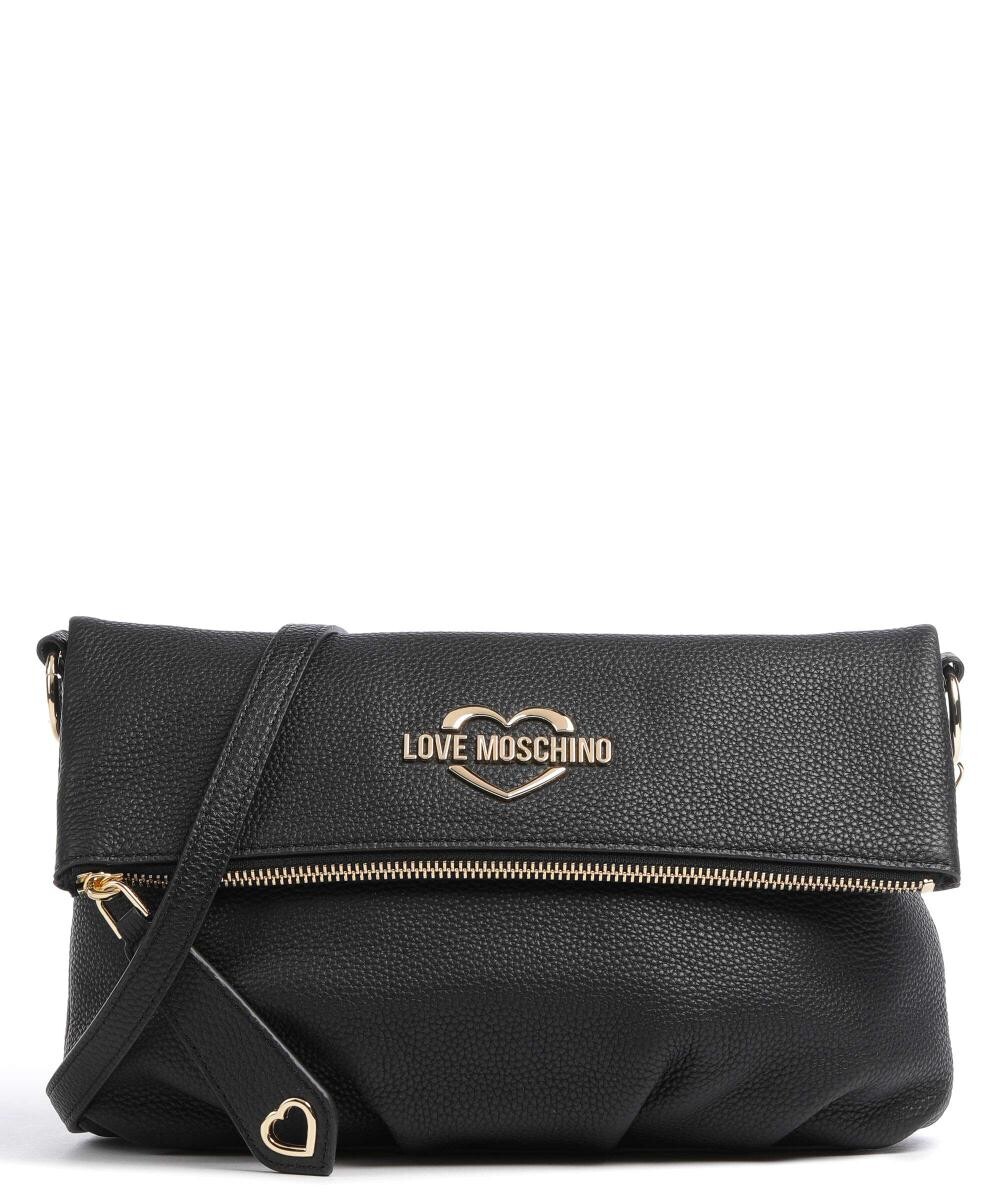 

Сумка через плечо Cloud из зерненой кожи Love Moschino, черный