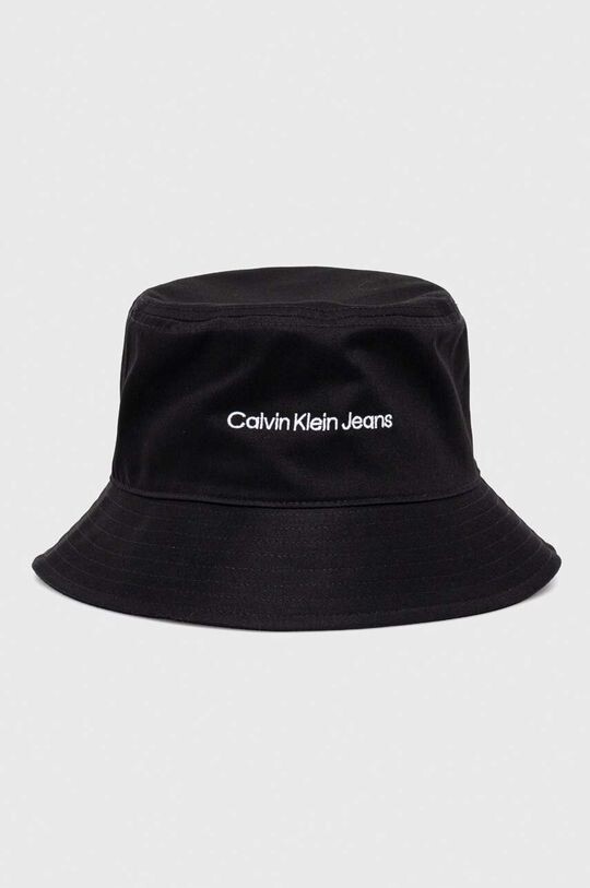 

Хлопковая шапка Calvin Klein Jeans, черный