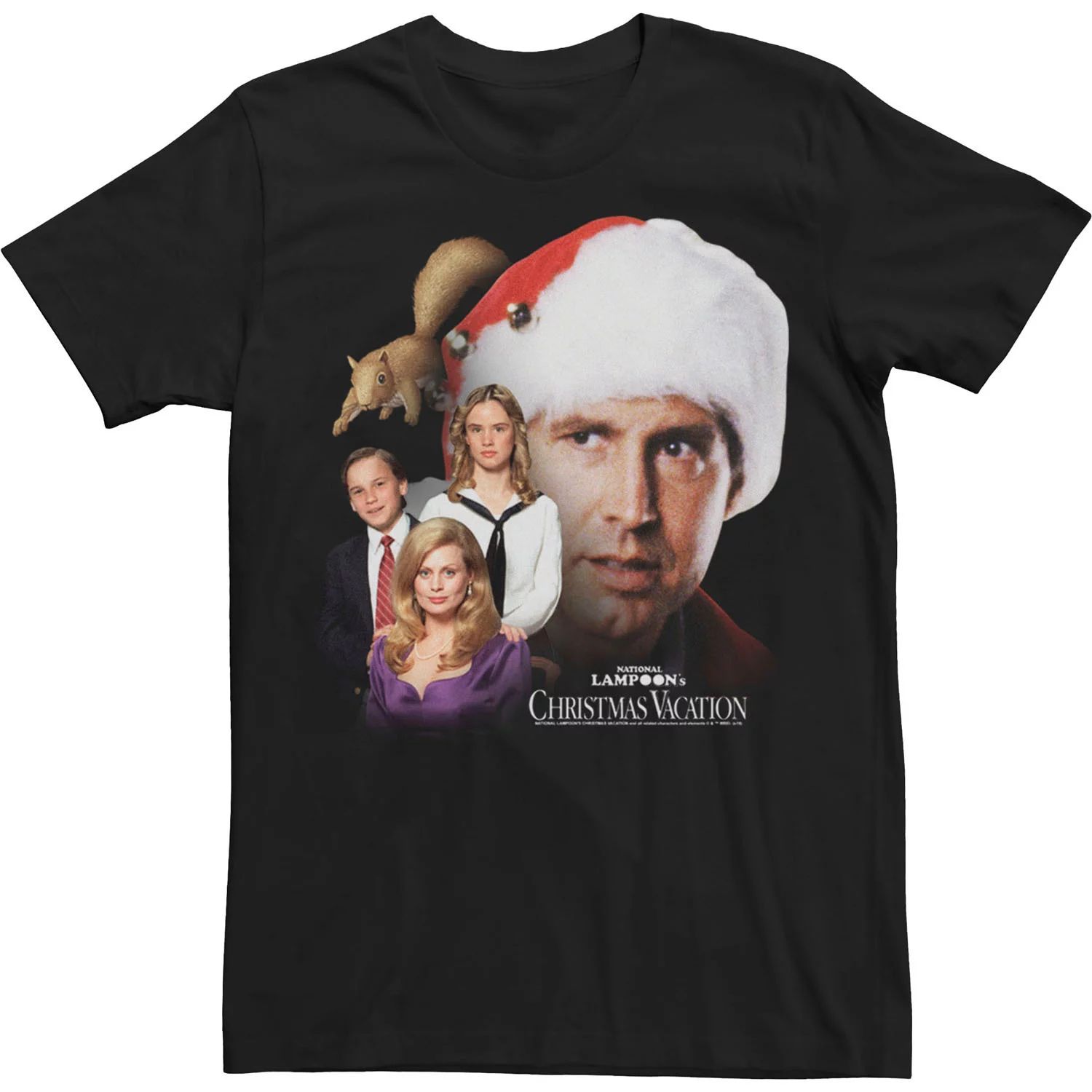 Мужская футболка National Lampoon для рождественских каникул с семейным портретом Licensed Character