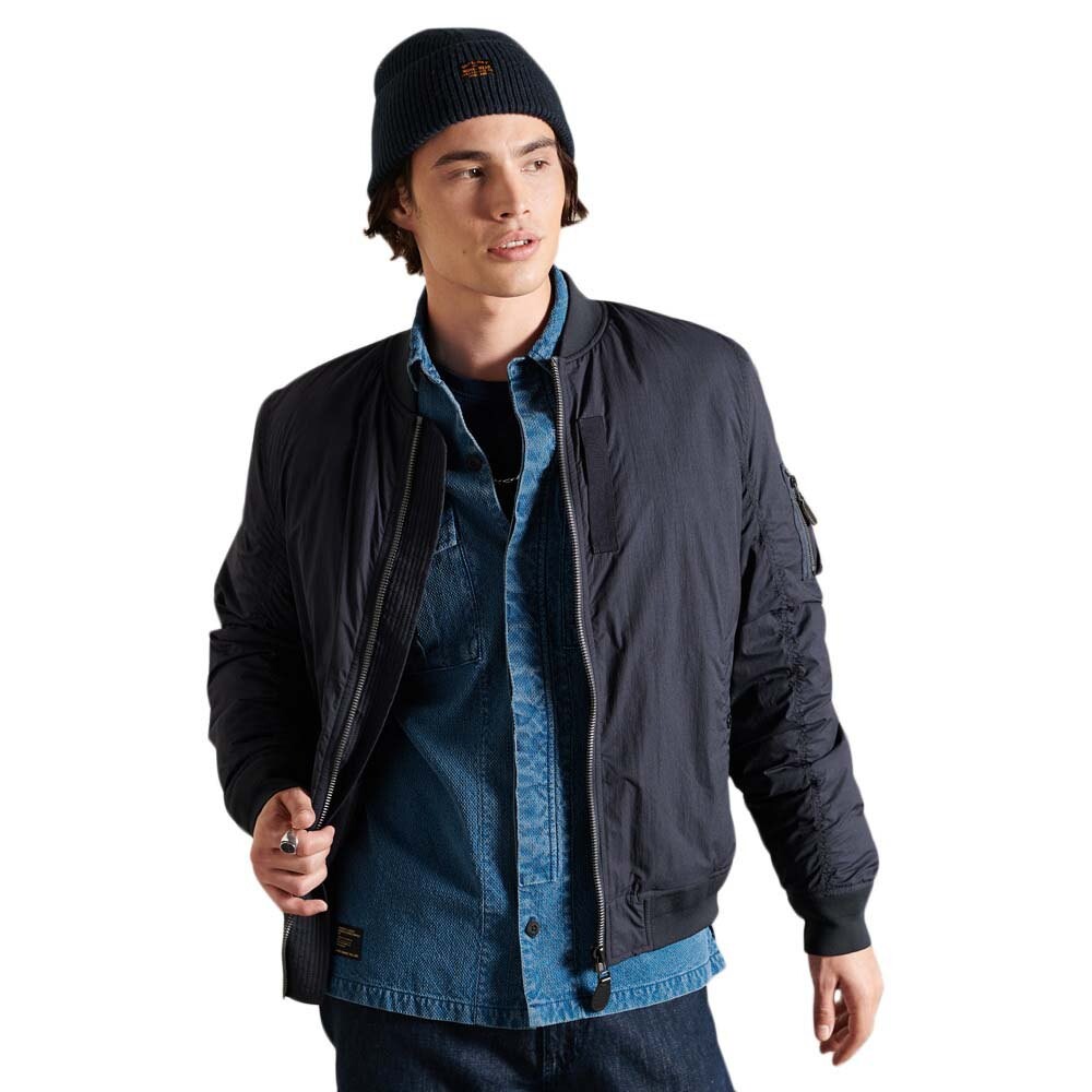 

Куртка Superdry New Military Bomber, синий