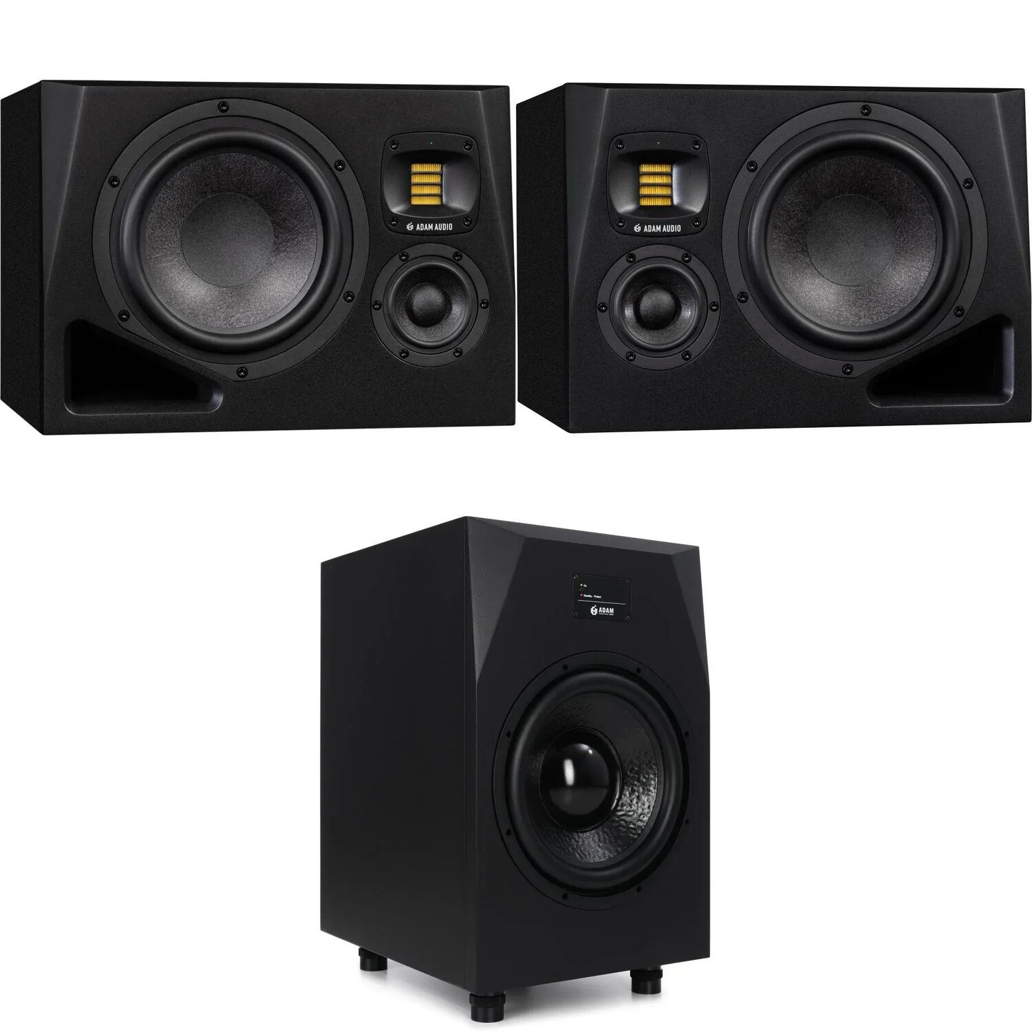 

ADAM Audio A8H 8-дюймовый 3-полосный активный студийный монитор и 12-дюймовый активный студийный сабвуфер Sub12