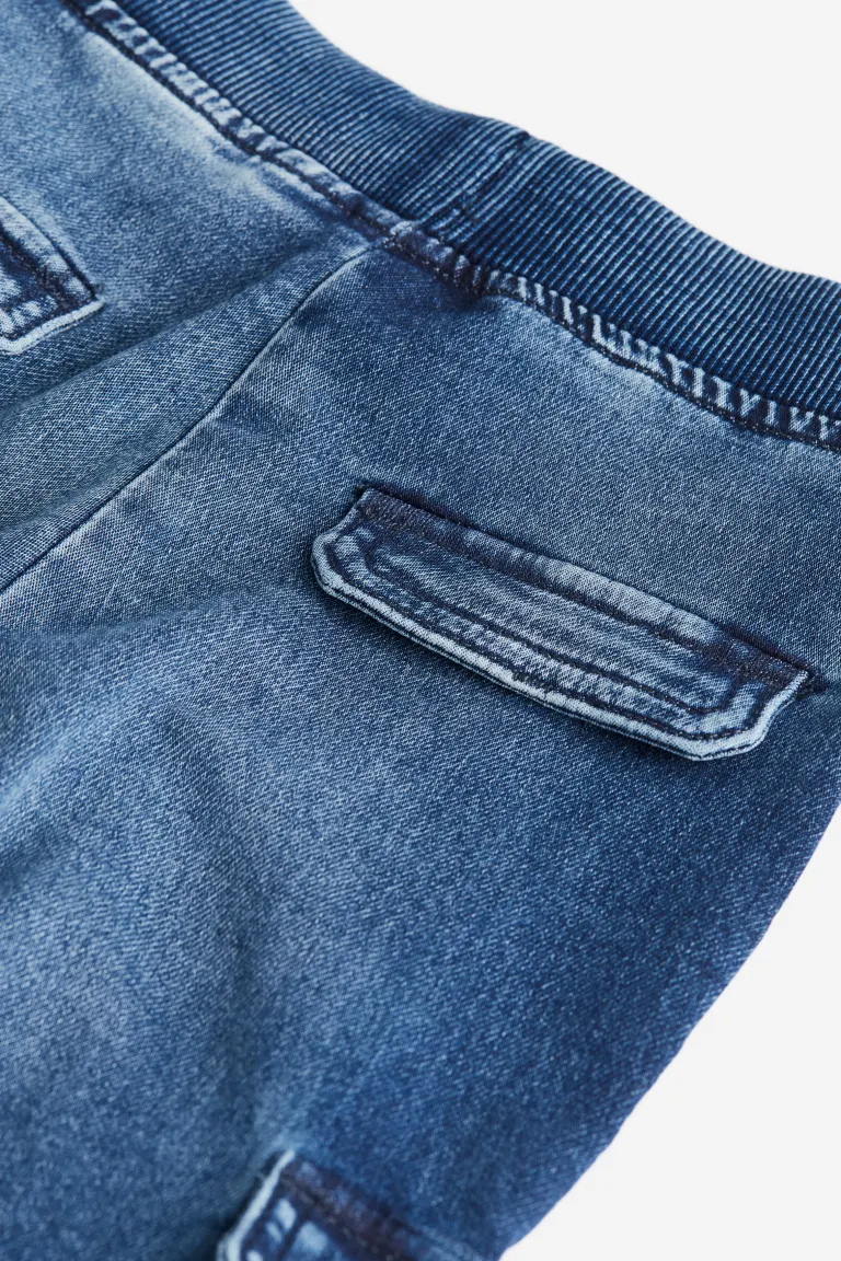 Узкие брюки-карго H&M, синий