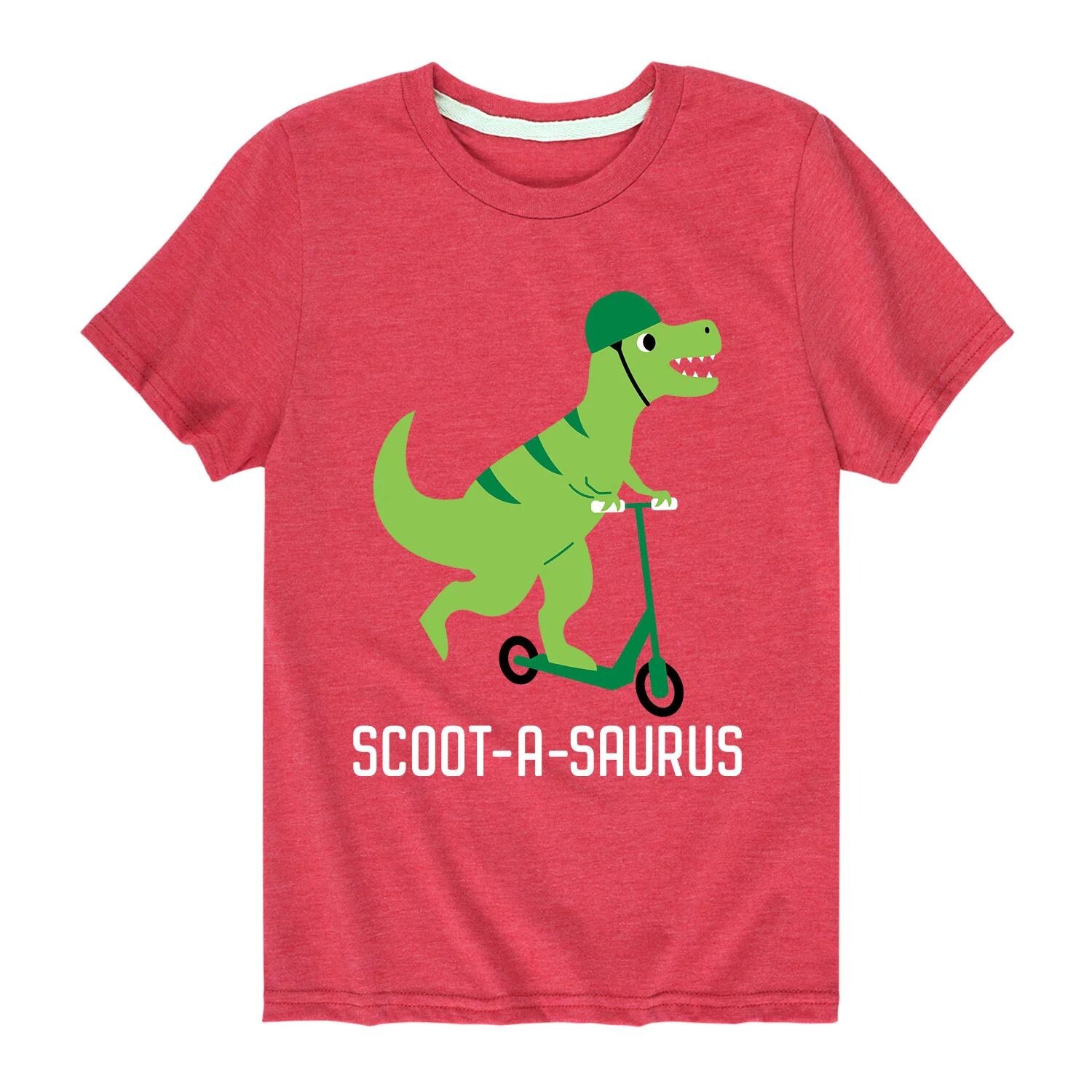 

Футболка Scoot A Saurus для мальчиков 8–20 лет Licensed Character, красный