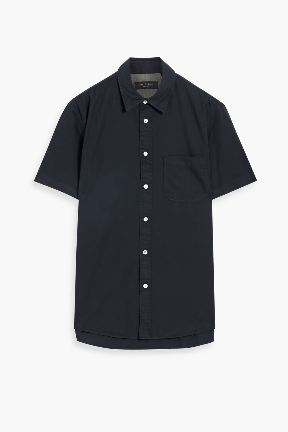 

Рубашка Gus из хлопкового твила Rag & Bone, темно-синий