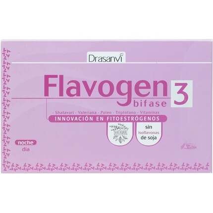 

Flavogen Bifase 3 Уникальный стандарт, 60 капсул, Drasanvi